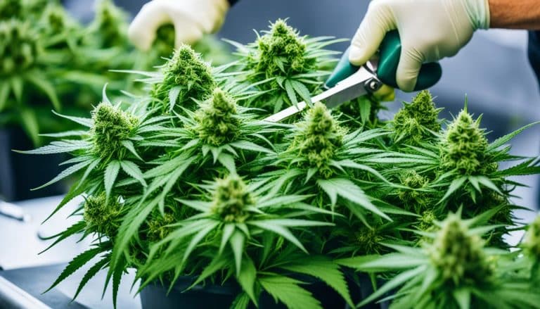 cbd blüten ernten
