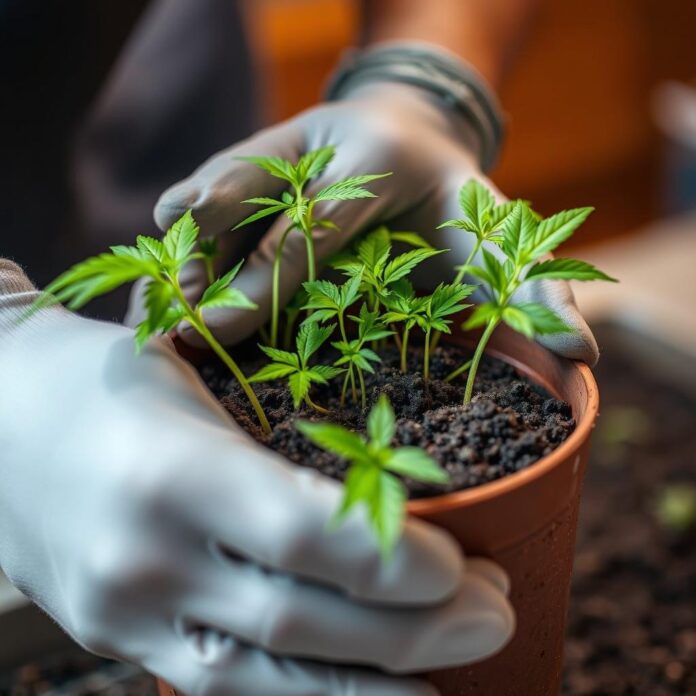 wann cannabis stecklinge umtopfen
